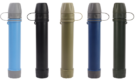 Hiking & Backpacking Stream-to-mouth filtration for ultra-light treks