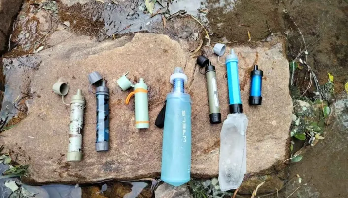 0.1 micron hollow fiber water filter straw review