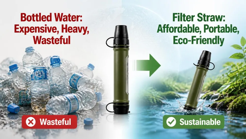 Filter Straw Affordable, Portable, Eco-Friendly