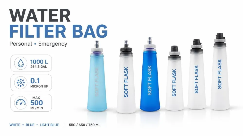 camping water bag filter
