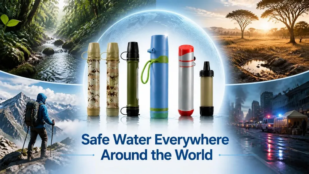 Water Filter Straw Safe Water Everywhere Around the World