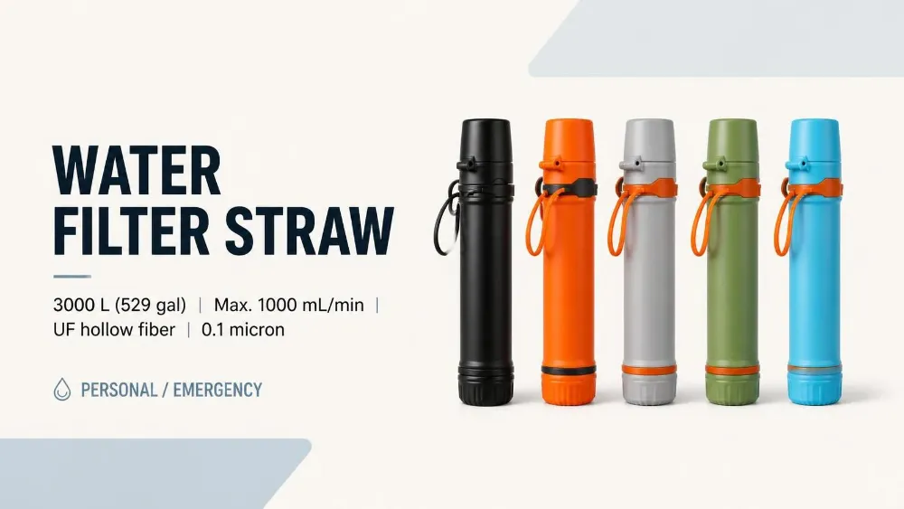 Water Filter Straw 3000 L